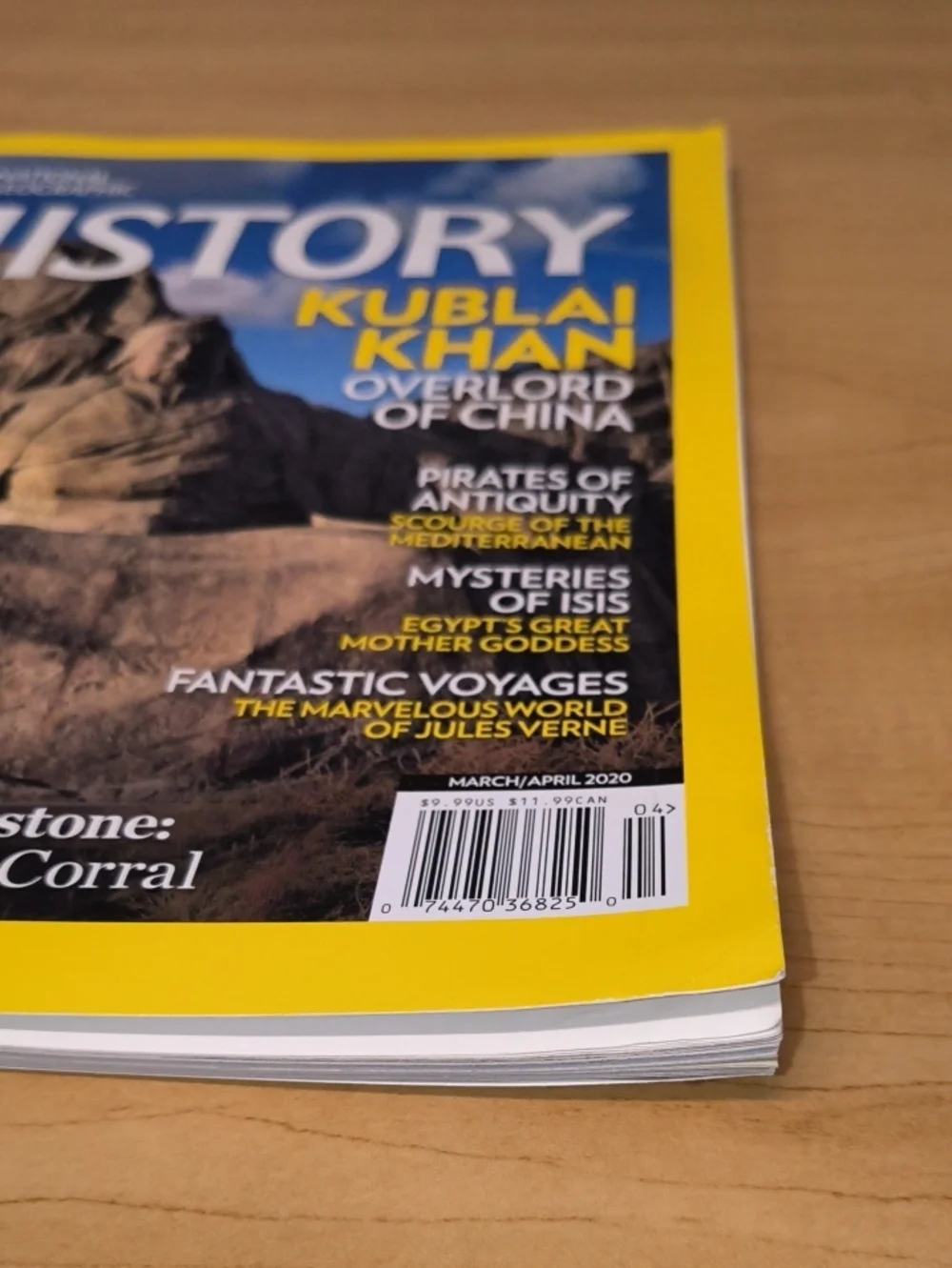 National Geographic History Magazine March/April 2020 Kublai Khan Jules Verne